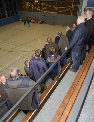Besichtigung Turmhallen Roswitha-Gymnasium - 
