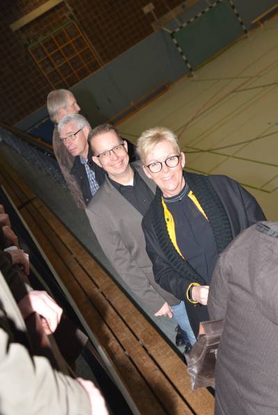 Besichtigung Turmhallen Roswitha-Gymnasium - 